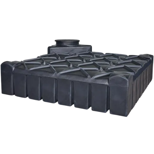 Plaatsen septische put. Ultraplatte ondergrondse septische put, perfect voor plaatsen van septische put bij beperkte graafdiepte.