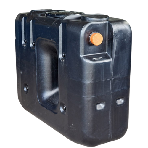 Prijs van een septische put van 1.500 liter in kunststof uitvoering, ideaal voor gezinnen tot 4 personen.